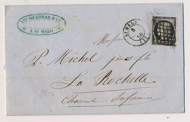 LETTRE DE MARANS (Aunis) pour FONTENAY-le-Cte - 1744 / Cote 420