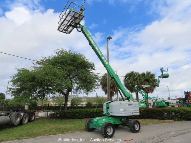 2014 Genie S-40 40' 4WD Diesel Telescopic Boom Lift Man Aerial Platform