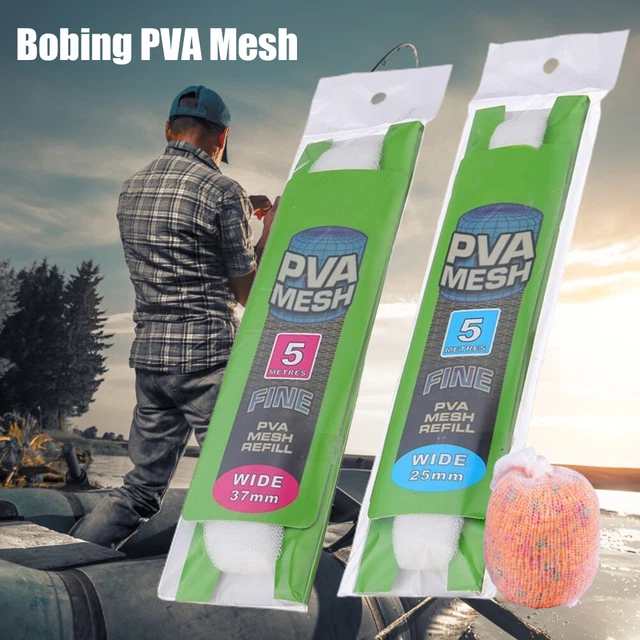 100 Sacs Solubles Pêche Carpe - Filet PVA Hydro-soluble - Pour Appâts & Leurres