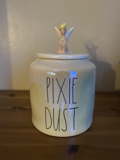 Disney Tinker Bell "Pixie Dust" Canister by Rae Dunn Disney Tinker Bell "Pixie Dust" Canister by Rae Dunn