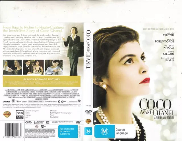 COCO BEFORE CHANEL (2009) Region 2 DVD only French $17.99