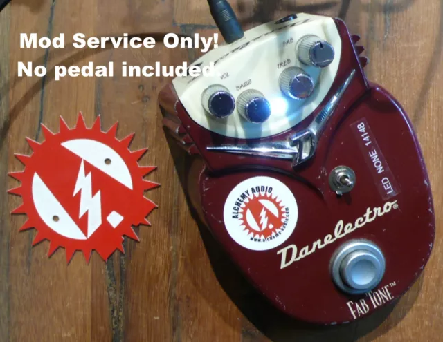 Modify your Danelectro Fab Tone Distortion Service Only (No Pedal) Alchemy Audio