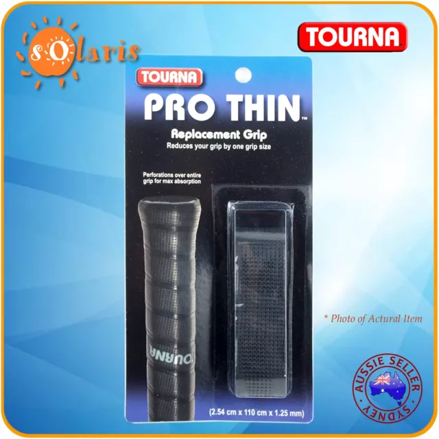 1x TOURNA PRO Thin Thinnest Tennis Racquet Replacement Grips