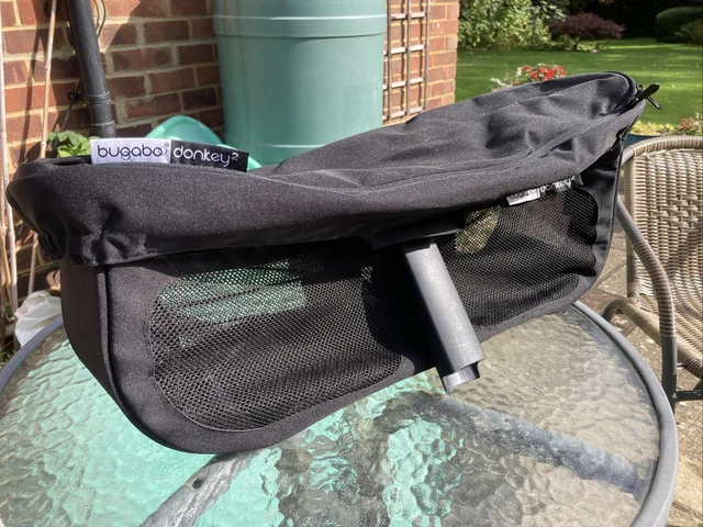 Bugaboo Donkey 2 Side Shopping Basket. Black.