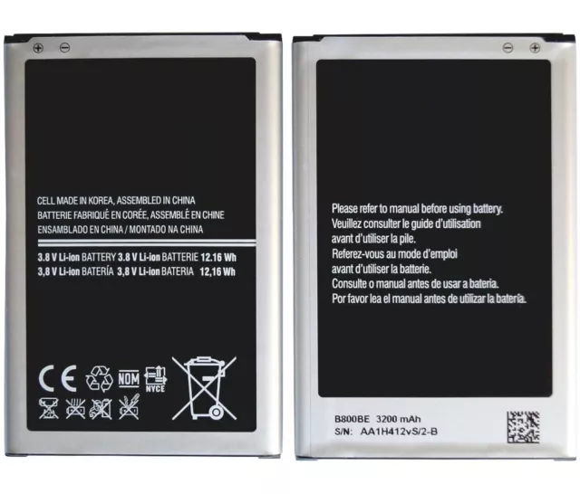 Original LogiCell Akku für Samsung Galaxy Note 3 SM-N9005 3200mAh Accu Batterie