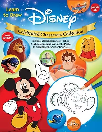 Learn to Draw Disney Celebrated Characters Collection: New Editi