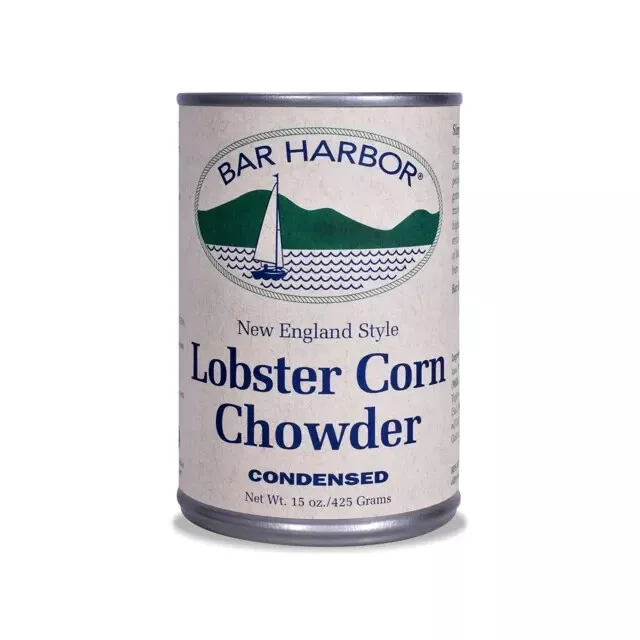 Bar Harbor- New England Style- Lobster Corn Chowder - Ships with 2- 15 oz. each