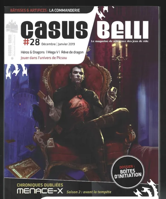 Jdr Rpg Jeu De Role /  Casus Belli V4 Bbe N°28 Decembre Janvier 2019