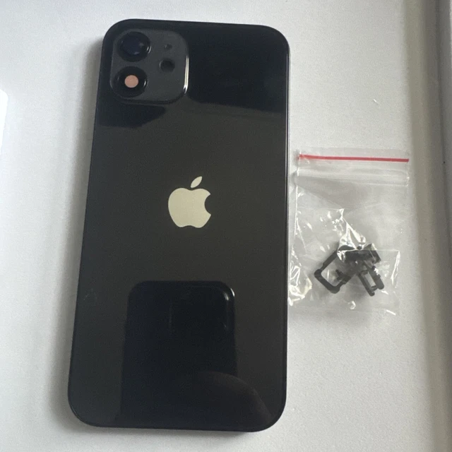 Châssis Nu IPhone 12 Mini Noir - Boîtier De Remplacement Neuf, Compatible Apple