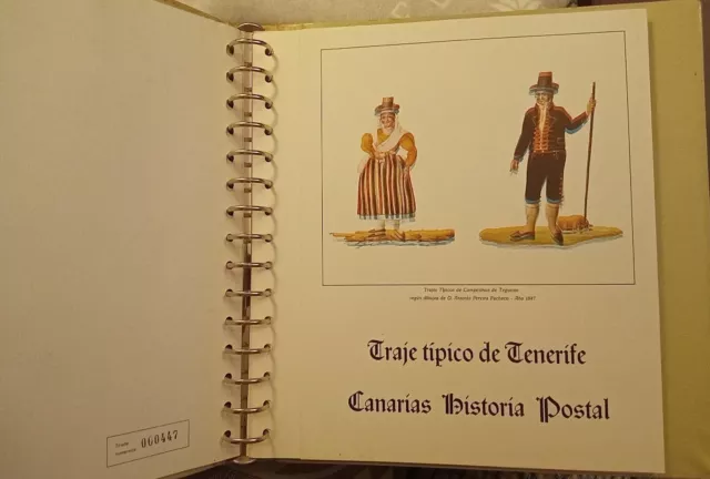 Album Con 6 Documentos Filatélicos España 1965/1982 Historia Postal De Canarias 3