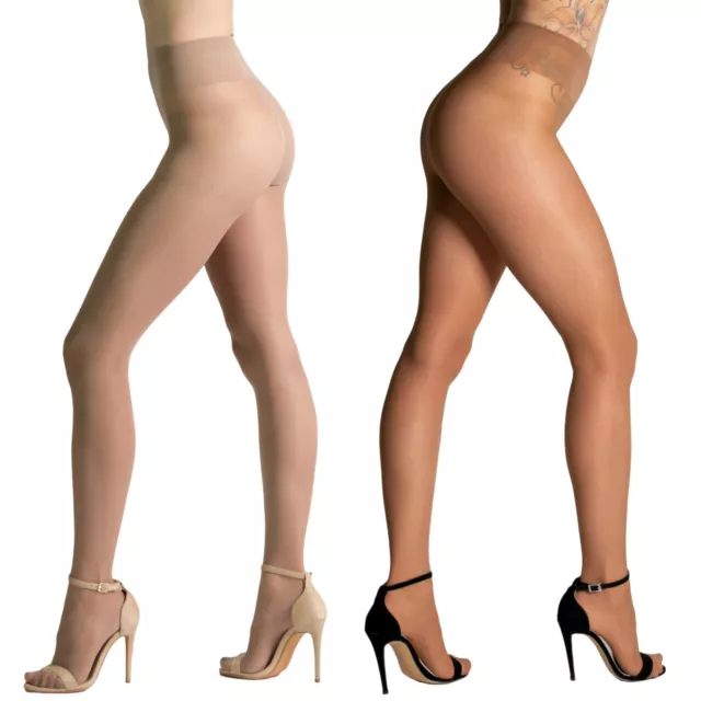 L'eggs Sheer Energy Medium Leg Support Sheer Panty Sheer Toe Tights, 2 Pair