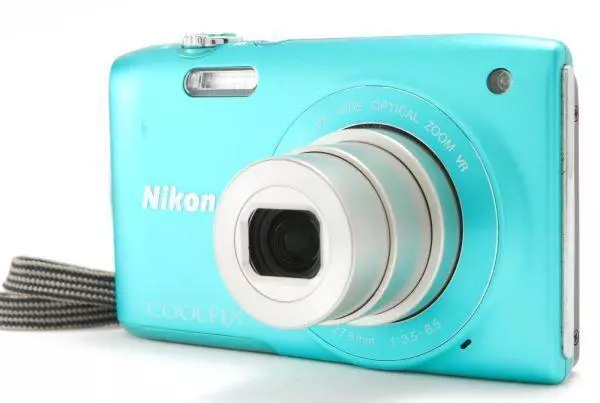 [Cerca de menta] Cámara digital Nikon Coolpix S3300 Verde menta Zoom 6x De...