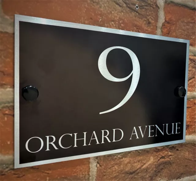 House Numbers Plaques Door Number Signs Street Name Plaque Personalised Sign
