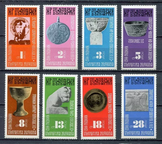 33561) BULGARIA 1974 MNH** Art works 8v Scott #2209/16