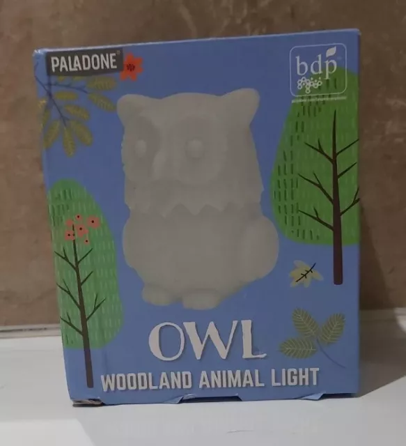 Paladone Owl Woodland Animal Light New childrens night light  FREE POSTAGE