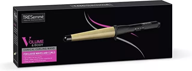 TRESemme 2804DU schwarz Keramik Salon Shine Waves Lockenstab für Damen