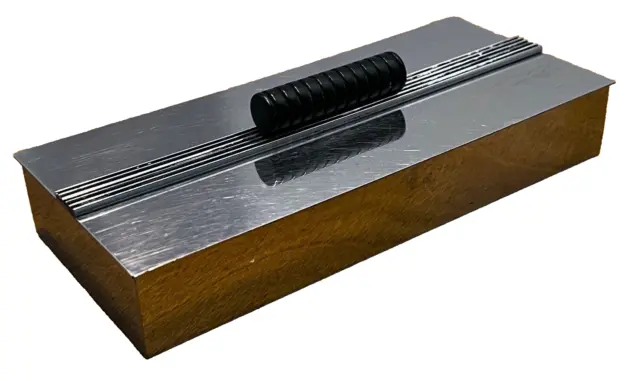 Chase Art Deco Machine Age Chrome Steel Bakelite Wood Table Box Vtg Mcm Nessen
