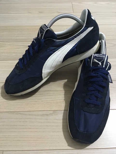 Vtg 80s Puma Pacific II Mens Running Shoes