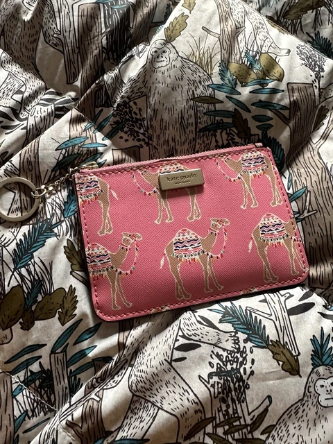 Kate Spade Camel Party Wallet With Keychain Kate Spade Camel Party Wallet With Keychain