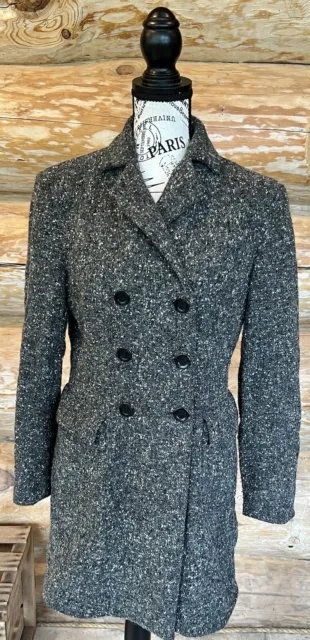 DKNY Wool Blend Dress Coat Women’s Size Medium