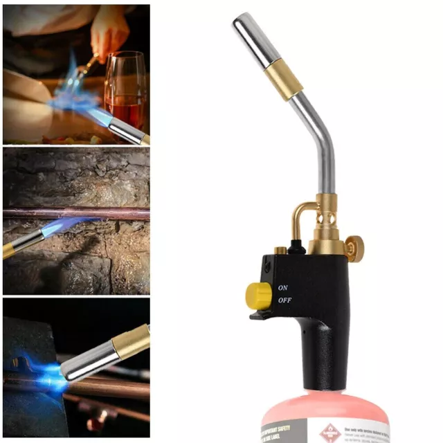 Gas Torch Mapp Propane Gas Blow Torch Map Solderding Brazing Plumbers Tool UK