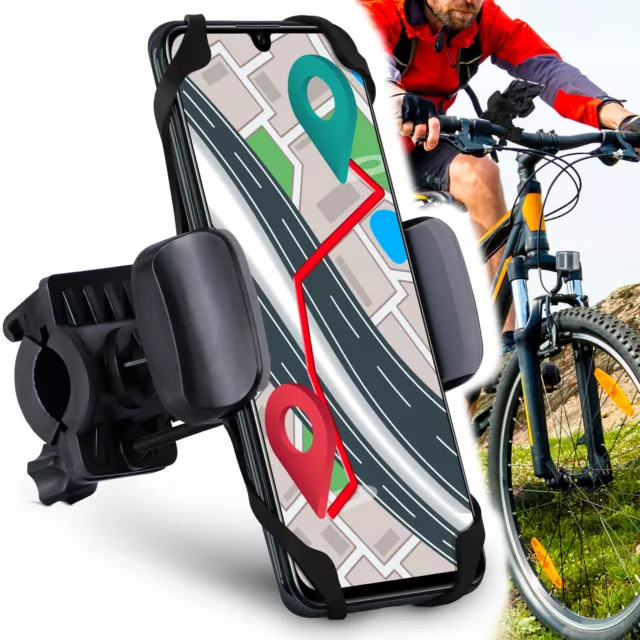 moex® 360° Fahrrad Halterung für Samsung S Reihe Bike Lenker Halter Handy MTB