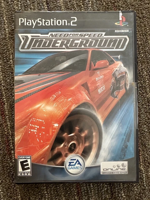 Sony PlayStation 2 - Need For Speed Underground (Complet, Bon état, Notice Incluse)
