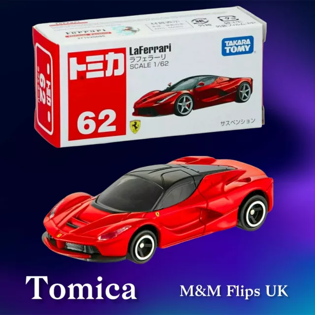 Takara Tomy Tomica No. 62 Ferrari LaFerrari Diecast Car Model