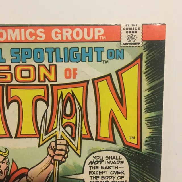 Marvel Spotlight #13 Origin Story 2nd Satana 1st Victoria Hellstrom 1974 Key 7