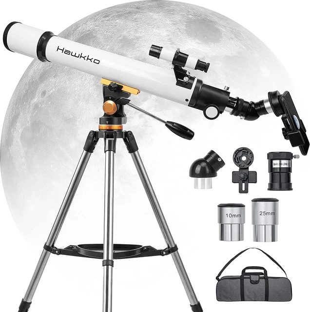 Hawkko Telescope, Telescopes for Adults Astronomy, 70mm Telescope 70700