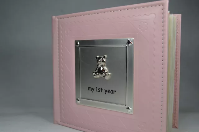 Girls First Year Photo Album DELUXE 6 BY 4 PHOTO GIRLS 1ST FIRST BIRTHDAY GIFT