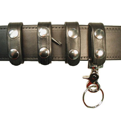 Boston Leather 7500 Belt Keeper Deluxe Combo Pack 2.25" Nickle Snaps Leather