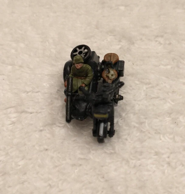 military motorcycle with sidecar