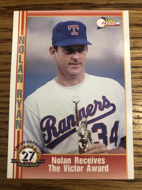 1991 Pacific NOLAN RYAN Texas Rangers BO JACKSON Bloody Lip & Jersey Gross  Card