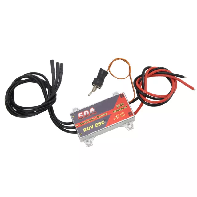 26S RC 50A ESC Reliable High Performance RC 50A ESC Metal For RC Underwater