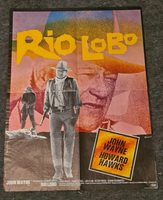 Affiche cinema  RIO LOBO   (John.Wayne)