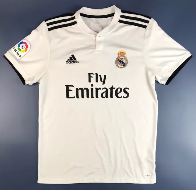 Real Madrid 2018/2019 Home Football Shirt Adidas Soccer Jersey Size M Adult