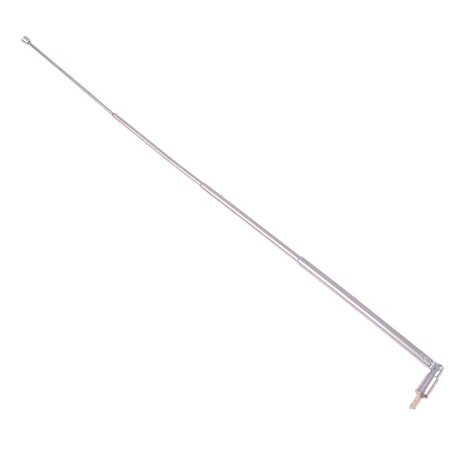 1 pz radio telescopica universale 4 sezioni acciaio inox AM FM Ante*/t