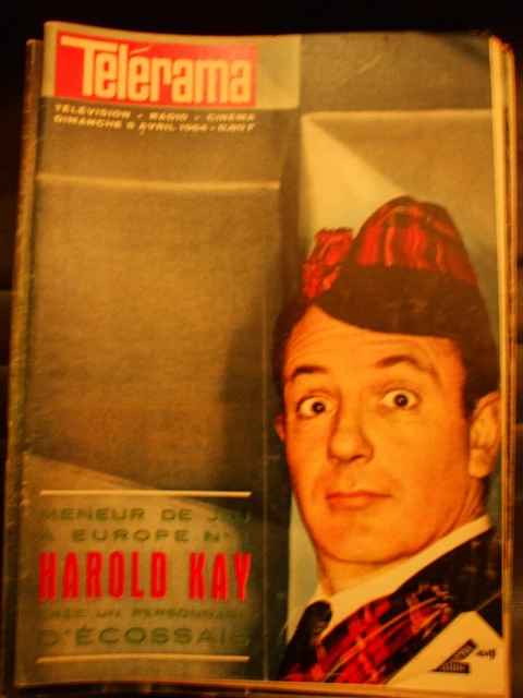 TELERAMA harold kay europe n°1 ecossais N ° 742 5 avril 1964 EUR 15,00