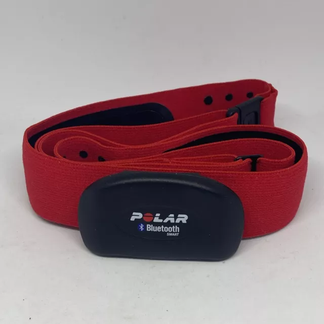 Polar H7 Bluetooth Smart Heart Rate Chest Transmitter M-XXL Rare Red Strap