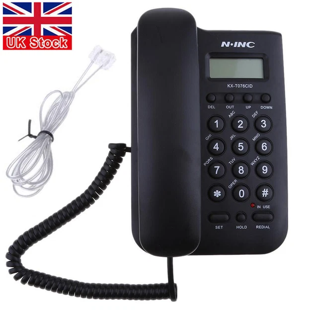 BIG BUTTON LANDLINE Corded Wired Phone Compact Home Office Desk