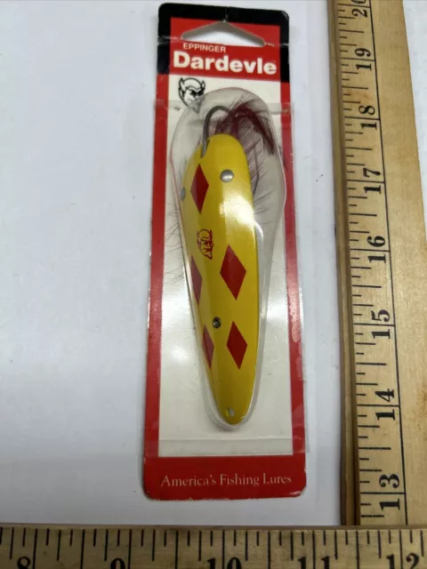 VINTAGE LOU EPPINGER DARDEVLE Spoon Fishing Lure #116 - Box Only