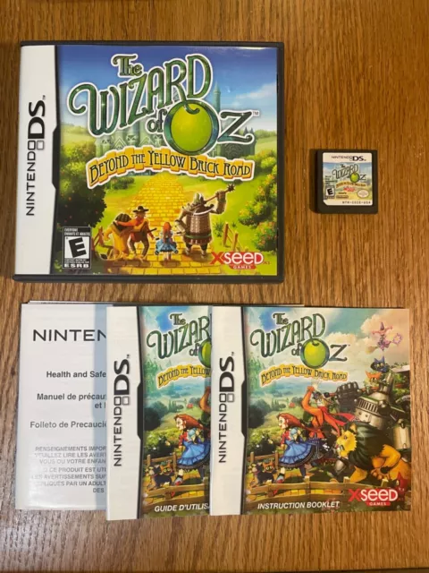 The Wizard of Oz Beyond Yellow Brick Road Nintendo DS Complete CIB Authentic