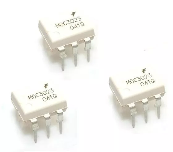 10Pcs Moc3023 Optocoupler Triac-Out 6-Dip Fsc New Good Quality