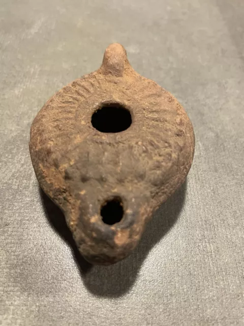 Rare ancient Roman Empire oil lamp