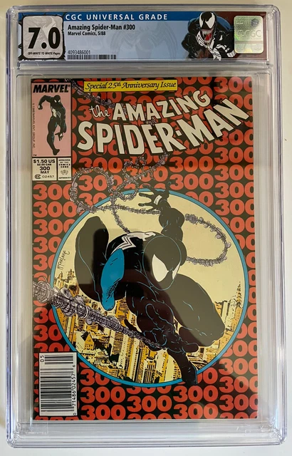 Amazing Spiderman #300 Marvel 1988 1st Appearance Venom NEWSSTAND VERSION L@@K!!
