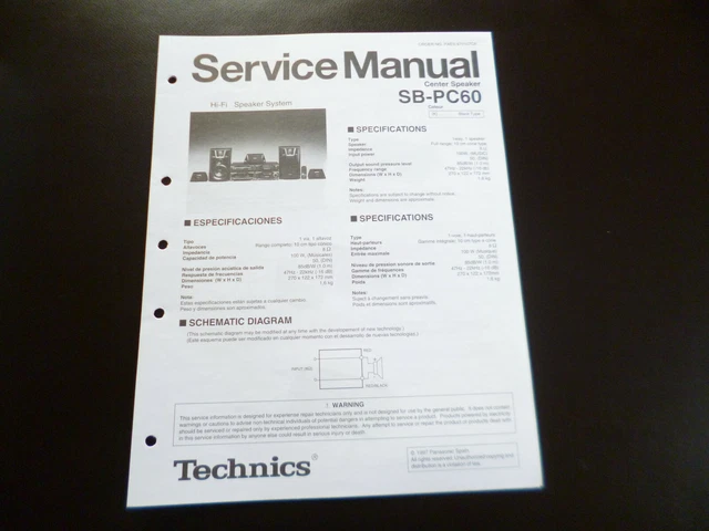 Manuali Di Assistenza Technics RS-1500US Vol.1 E 2 - Copie In Inglese