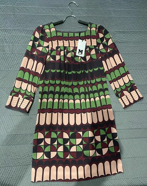 Abito MISSONI originale in seta BELLISSIMO taglia 38 NUOVO con etichette