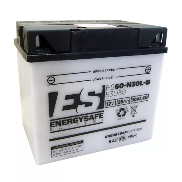 Bmw R 90 900 1973-1976 Batterie Es53030 12V/30Ah