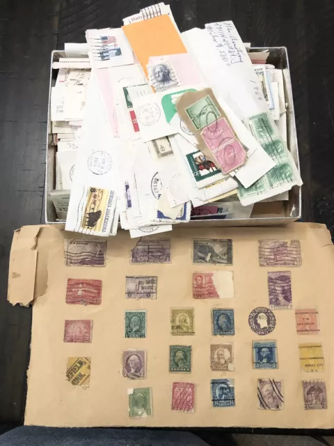 HUGE Postage Stamp LOT US United States 1940's-1970's Presidents 800+ Vintage